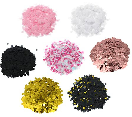 Amosfun Ballon Konfetti Konfetti-papier Weihnachtsballons Schwarze Und Goldene Luftballons Geburtstagstischdekorationen Konfetti-luftballons Ballonpumpe Elektrisch Ballonständer-kit