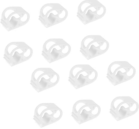 MUCKLILY 12pezzi Fascetta Stringitubo Clip Per Tubo Della Bottiglia Di Infusione Clip Per Tubo Di Controllo Del Per Flessibile in Valvole Per Flessibili Per Laboratorio e Uso