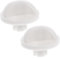 ULTECHNOVO Electric Fan Timer Switch Knob 2Pcs Adjustable Speed Control Knob for Fan Use 3.3Cm White Abs