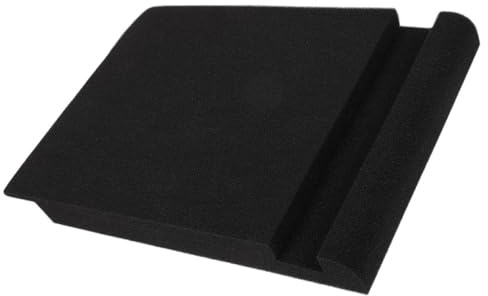 TOPBATHY Cuscinetto in Schiuma per Monitor 33x27x4 Cm Antiscivolo Alta Densità, Pannello Isolante Acustico Professionale per Altoparlanti, Assorbimento Riverberi per Studio, Sala Prove