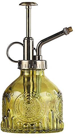 Easy-topbuy Retro Glass Spray Bottle 200ML, Plant Mister Sprayer Flower Glass Watering Can For Indoor Potted Terrariums, Anti-slip Water Spray Bottle With Plastic Nozzle