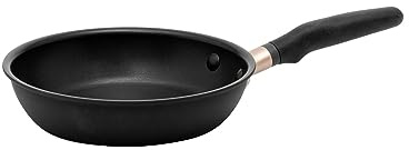 Meyer Accent Series Non Stick Frying Pan 20cm - Small Induction Frying Pan with Ergonomic Silicone Handles, Oven & Dishwasher Safe Durable Cookware, Matte Black