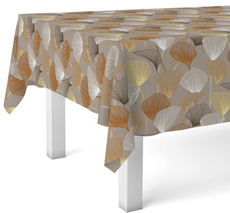 Martina Home Duero Nappe en Toile Cirée Marron 240 x 140 cm