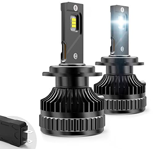 Kit lampadine allo xeno D2H con ballast, adatto per fari VLAND, lampadine di ricambio per anabbaglianti, 12V 6000K bianco, 2 pezzi/SET (LED)