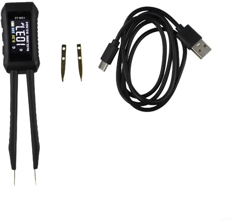 PETSTIBLE ZT – MD1 Smart Digital LCR Bridge Pinzette Messgerät Tester Multimeter für SMD-Komponenten Kondensator Widerstand Induktor