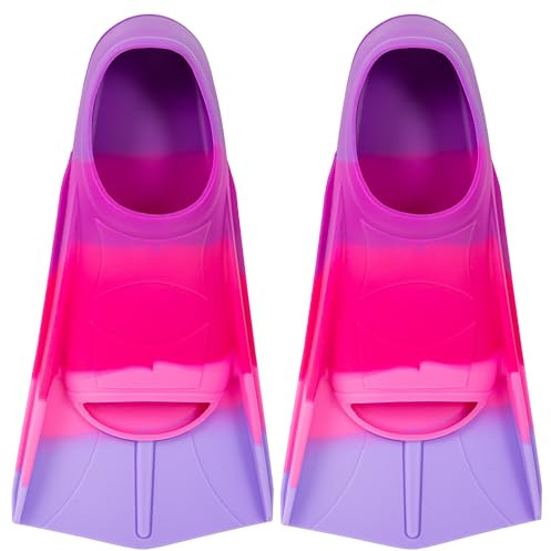 YOTAN Pinne corte | pinne per bambini | pinne da allenamento | pinne corte leggere | Pinne da allenamento per allenamento nel nuoto per bambini ragazze ragazzi principianti