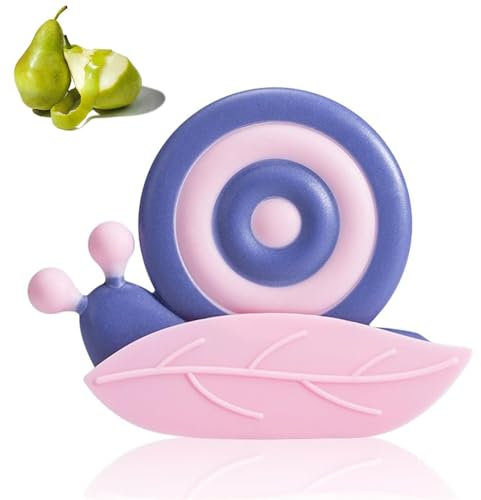 Cortador de pelar de cerámica de caracol, pelador de frutas, pelador de patatas, pelador de espárragos, cortador de cerámica de circonita, mango antideslizante para picnic, camping, hogar, cocina