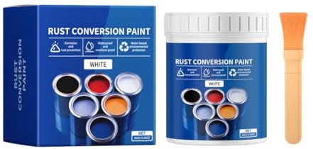 FLKWOP Household rust Paint Water-based Color Change Rust Conversion Paint Wear Protection Resistance Landscaping Rustproof Garden