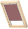 VELUX Original Dachfenster Verdunkelungsrollo für MK04, Rosenholz, mit Grauer Führungsschiene