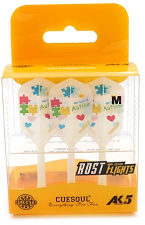 CUESOUL ROST Integrated Dart Shaft and Flights Slim Shape,Set of 3 pcs(CSAK-58SC-1)