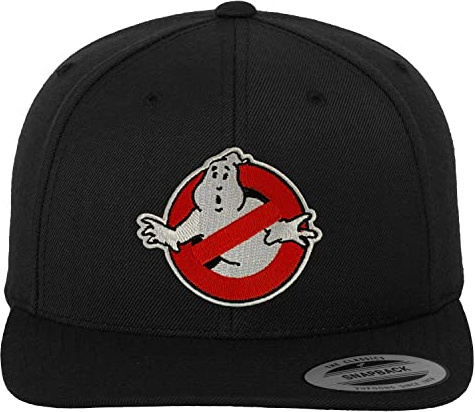Ghostbusters Offizielles Lizenzprodukt Premium Snapback Cap (Schwarz), Einheitsgröße