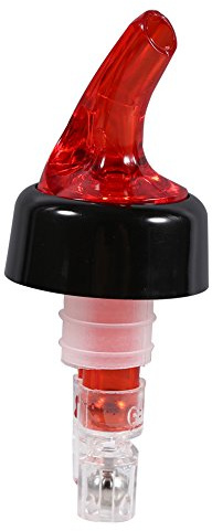 15mL Plast Quick Shot Mått Mätning Flaska Pourer Drycker Bar Vin Cocktail Dispenser(röd)