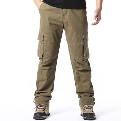 Digralne Uomo Pantaloni Cargo da Lavoro da Uomo in Cotone per Gli Uomini Pantaloni Militari Pantaloni Outdoor Pantaloni Tattici da Combattimento con Molte Tasche Pantaloni Ranger