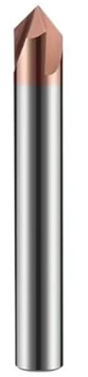 Solid carbide chamfering end mill 1pc Chamfer Milling Cutter 3-12mm 30-150 Degree Carbide Corner Countersink Chamfering Mill(150 Degree,COATING_8.0MM)