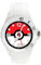 TAPORT Weißes Silikonband Quarzuhr für Pocket Monsters Fans, weiß, Armband
