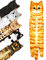 PAT JUUMG Lustig Katzen Handtücher,Küche Badezimmer Deko Handtuch Personalisiert,Ultrasaugstark,Für Geschenk Katzenliebhaber Geburtstags,Einweihungsgeschenk für Frauen（Orange Katze）