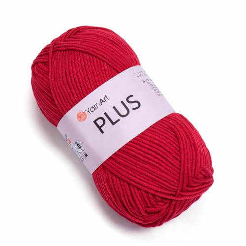 Yarn Art Jeans Plus - Hilo 55% algodón, 45% poliacrílico, 100 g, 160 m, peso del hilo: 4: Worsted-Aran (51)