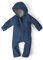 Ehrenkind® WALKOVERALL | Baby Wollwalk-Overalls aus Merino Schurwolle mit Reißverschluss | Walk Wolle Woll-Anzug für Kleinkind und Baby | Jeansblau Gr. 62-68