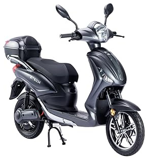 Tecnobike Shop Bici Elettrica a Pedalata Assistita Biciclette Elettroniche Alimentate Z-Tech ZT-09-E 250w 48V 12Ah Batteria al Piombo (Nero Opaco)