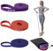 Good Nite Fitnessbänder 3er-Set Resistance Bands Widerstandsbänder Gymnastikband Bänder Krafttraining für Hanteltraining Yoga und Fitnessstudio