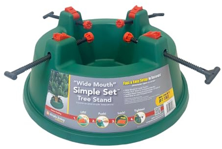 Simple Living Solutions 20.5-in Plastic 8-ft Tree Stand