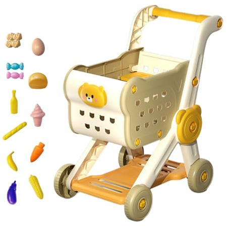 Chariot pour courses Cuisine Éducatifs Nourriture Factice De Rôle