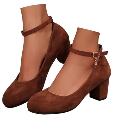 Escarpins à bride arrière pour femme avec talons, talons hauts élégants, confortables, chaussures de danse fermées, chaussures de costume fermé, chaussures de mariée, chaussures à talons, pompes à