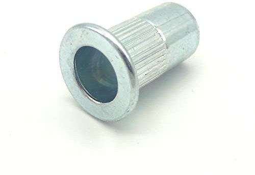 50 x Blindnietmutter Nietmutter M8x21 Stahl Verzinkt Zaun Pfosten Auflagebock Halterung Befestigung Verbinder