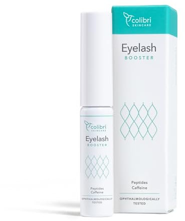 colibri skincare Eyelash Booster 5ml - Augenärztlich getestetes Wimpernserum ohne Hormone - veganes lash & brow Serum für Wimpern und Augenbrauen Wachstum - Made in Germany