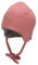 Sterntaler Baby Mädchen Beanie Mütze - Waffeloptik Kinderbeanie aus Viskose mit Bindeband - Rosa, 45