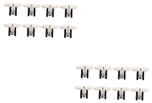 DOITOOL 16pezzi Ruote Rigida Per Scatole Di Stoccaggio Design Autoadesivo Per Trasporto Facile e Silenzioso Capacità Di Carico Elevata Installazione Senza Attrezzi