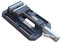 GEMTO TSL-100 Bohrschraubstock 100mm, flacher Maschinen-Schraubstock für Metallfräsen mit Prismenbacke