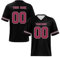 Personalisiertes American Football Trikot Print mit Namen Nummer Blank Practice Jersey Shirts Hip Hop Party Trikot für Herren Damen Kinder A22