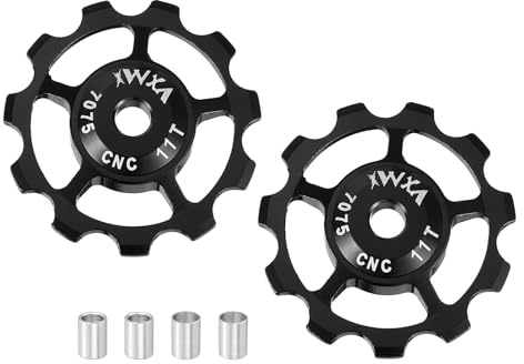 QUARKZMAN 2 Juegos De Polea Trasera para Bicicleta 11T Negro