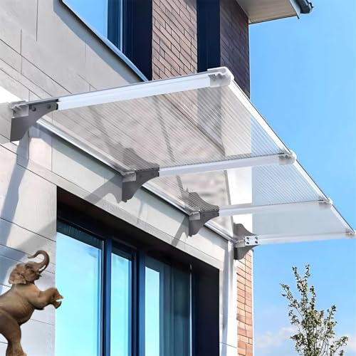 Modern dörrbaldakin väderbeständigt utomhusskydd (40°C till 120°C) för brusreducering och entréskydd, mångsidig design för hem och företag