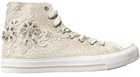 Krüger MADL Damen Trachtensneaker Bethany | Trachtenschuh | Modell: 4703-2 Ecru | (40 EU, Ecru)