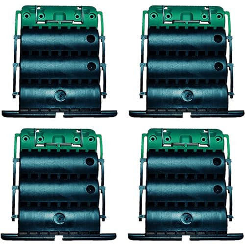 Lot de 4 Attaches de tablier rigide Clicksur H875F pour volet roulant - Fixation de volets roulants - Verrou automatique 3 maillons - Attache tablier de sécurité anti-effraction clipsable