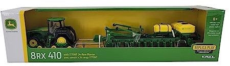 John Deere 1/64 8RX 410 w/ 1775NT 24-Row Planter Toy - LP82766