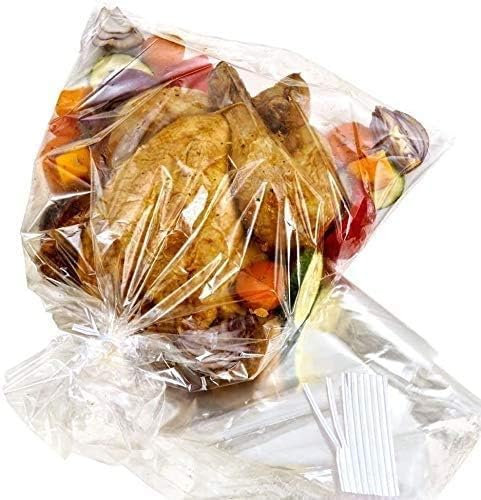 36pcs -Turkey Roasting Bag for Oven, Plastic, Multicolour - 25 x 38cm Large Size