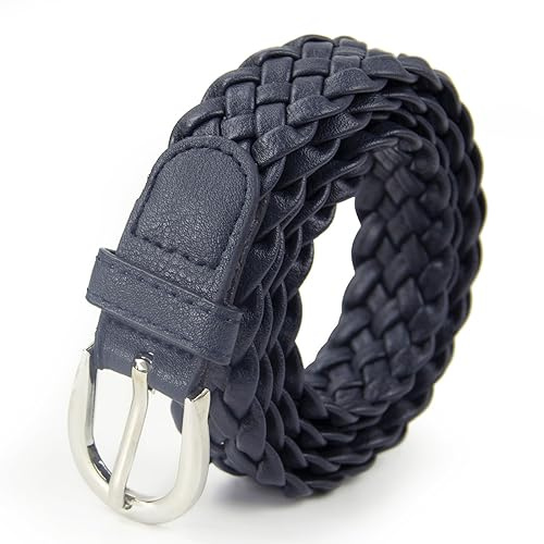Glamexx24 Ceinture Tressée Femmes Filles pour Jupe, Robe, Veste et Jeans - 3 cm de Large élastique Ceinture, Taille Unique