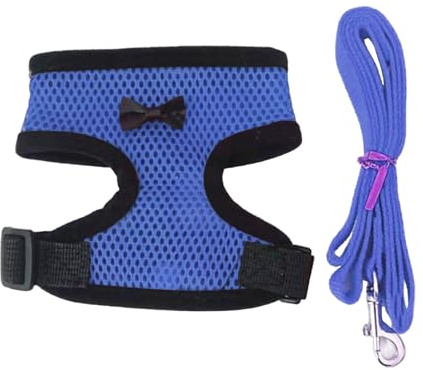 Harnais pour, Harnais de Poulet - Corde de Traction réglable du Harnais Respirant,Fournitures pour Animaux de Compagnie, Pouce de Poule de Poule de 3,6 Pieds pour l'entraînement et la Marche