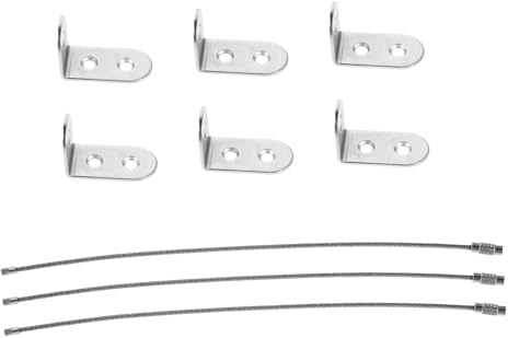 FUNOMOCYA 3 Juegos Dispositivo Anticaída Para Muebles Infantiles Dispositivo Antivuelco Para Muebles a La Pared Gabinete Antivuelco Silver