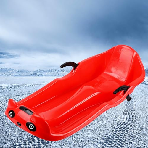 Snow Sledge Kids Double,Snow Sledge with Backrest,Plastic Snow Sled,Plastic Sleds for Sand,Snow Sledge Board