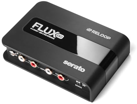 Reloop Flux Go Pocket-Sized USB-C DVS Audio Interface for Serato DJ Pro