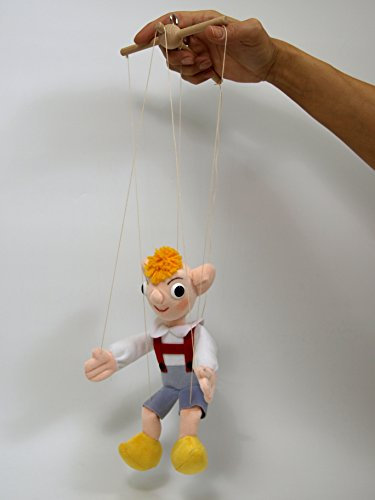 Hurvinek 25cm, Textile Marionette, 25 cm, Mehrfarbig
