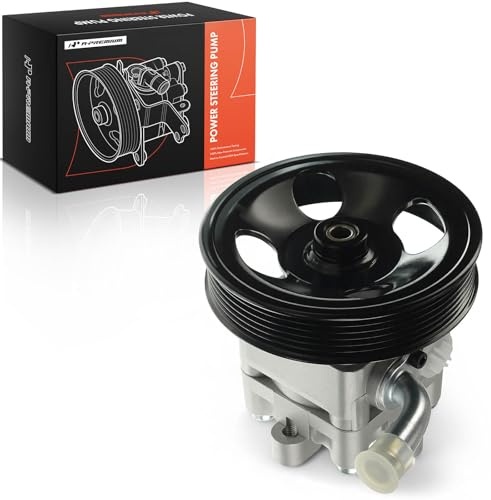 A-Premium Power Steering Pump, with Pulley, Compatible with Nissan Alitima 2007-2013, X-Trail 2002-2011, 2.5L, Replace # 49110CN00C, 49110JA02B
