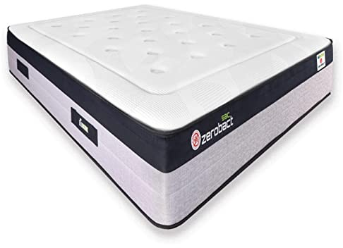 Matnature | Zerobact Sac | Colchón Viscoelástico | Muelles Ensacados | Gran Firmeza y Adaptabilidad Premium | Altura 30 cm | Antideslizante y Antibacterial (105 x 200 cm)