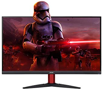 Acer Nitro KG272Sbmiipx Moniteur Gaming FreeSync Premium 27, écran IPS FHD, 165 Hz Overclocking, 2 ms, HDMI (2.0), DP (1.2), Lum 250 CD/m2, ZeroFrame, Audio Out, Speaker Intégrés