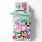 Squishmallows Bettwäsche 135x200 80x80 Baumwolle · Kinderbettwäsche Teenagerbettwäsche · Kuscheltiere Trend mit Koala, Einhorn, Fuchs & Co. · 2 teilig