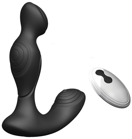 Fritosy Anal Vibrator Prostate Massager, Male Sex Toys with 10 Vibrating Modes, Anal Sex Toys Anal Beads for Adult Couples with Remote Control Butt Plug Adult Anal Sex Toys for Men, Women and Couple